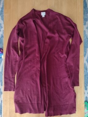2 For $9 Maroon Sweater/ Cardigan